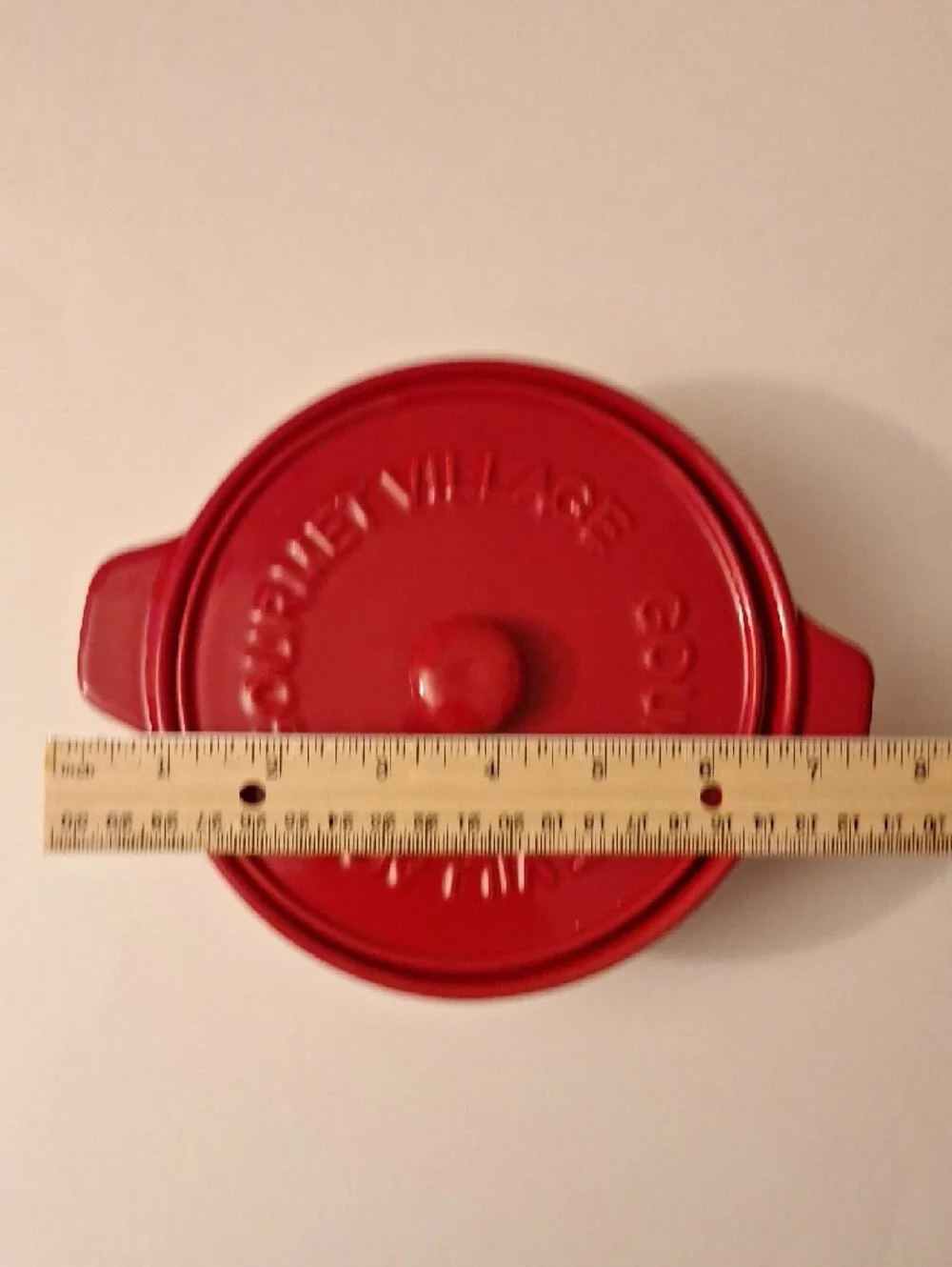 Red Enamel Dutch Oven - Classic Covered Casserole